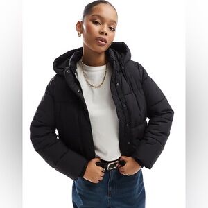 Cotton On Black Puffer Jacket